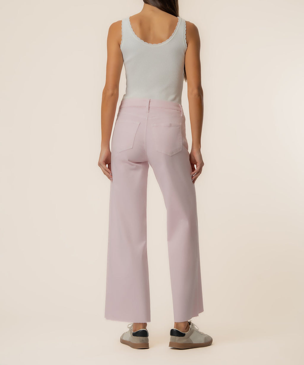 Meg High Rise Wide Leg, Petite in Princess